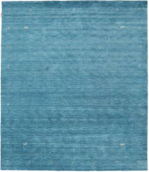  190X240 Loribaf Loom Fine Zeta Rug - Blue Wool