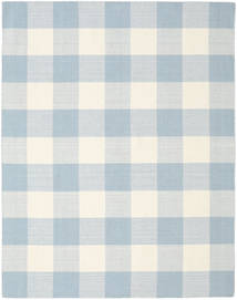 絨毯 Check キリム - ライトブルー/オフホワイト 190X240 ライトブルー/オフホワイト ( インド)