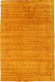 Loribaf Loom Fine Beta 190X290 Dourado Cor Única Tapete Lã