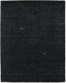 Loribaf Loom Fine Alfa 190X240 ブラック/グレー 単色 ウール 絨毯