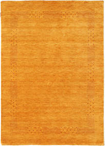 Loribaf Loom Fine Beta 140X200 Small Gold Plain (Single Colored) Wool Rug