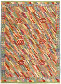  Orientalischer Kelim Afghan Old Stil Teppich 172X230 Wolle, Afghanistan Carpetvista