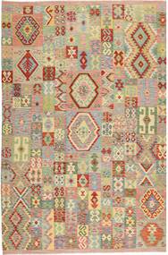  Orientalischer Kelim Afghan Old Stil Teppich 202X298 Wolle, Afghanistan Carpetvista