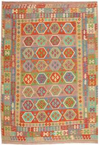  209X295 Kelim Afghan Old Stil Teppich Wolle, Carpetvista
