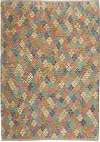  210X293 Kilim Afghan Old Style Rug Wool, Carpetvista