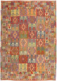 211X290 Kelim Afghan Old Stil Teppich Orientalischer (Wolle, Afghanistan) Carpetvista