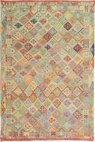 197X298 Kilim Afghan Old Style Rug Oriental (Wool, Afghanistan) Carpetvista