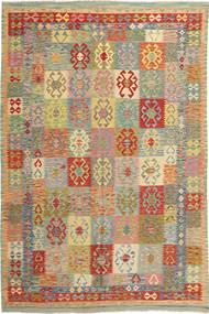  198X299 Kilim Afghan Old Style Rug Wool, Carpetvista