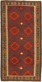 102X198 Kelim Maimane Tæppe Orientalsk Brun/Rød (Uld, Afghanistan) Carpetvista