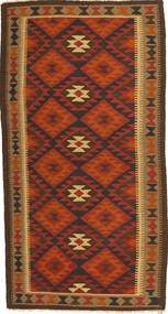  Kilim Maimane Rug 103X200 Wool Brown/Orange Small Carpetvista