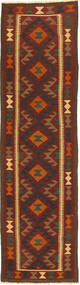 絨毯 キリム 73X290 廊下 カーペット 茶色/レッド (ウール, ペルシャ/イラン)