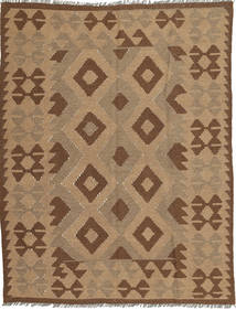 Oriental Kilim Rug 153X196 Orange/Brown Wool, Persia/Iran Carpetvista