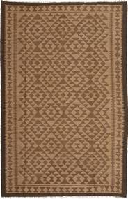  Persischer Kelim Teppich 160X249 Orange/Braun (Wolle, Persien/Iran)