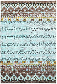 Quito 190X290 ライトブルー シルクカーペット 絨毯