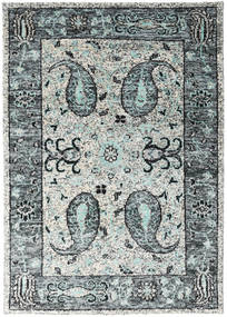 Vega Sari Silk 160X230 グレー シルクカーペット 絨毯