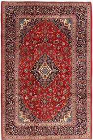  Persischer Keshan Teppich 200X304 Rot/Dunkelrot Carpetvista