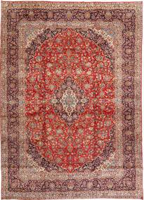 291X404 Dywan Keszan Orientalny Czerwony/Pomarańczowy Duży (Wełna, Persja/Iran) Carpetvista