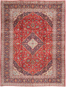Tapis Kashan 293X387 Rouge/Beige Grand (Laine, Perse/Iran)