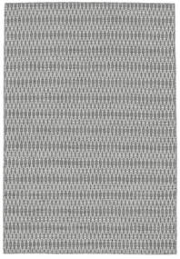  140X200 Plain (Single Colored) Small Kilim Long Stitch Rug - Grey Wool