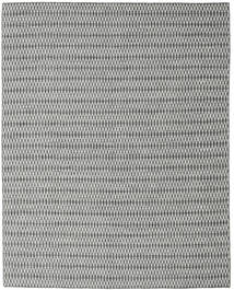 240X300 Kelim Long Stitch Teppich - Schwarz/Grau Moderner Schwarz/Grau (Wolle, Indien)