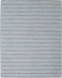  190X240 Egyszínű Kilim Long Stitch Szőnyeg - Kék Gyapjú