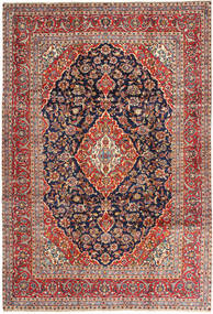 243X355 Keshan Teppe Orientalsk Rød/Beige (Ull, Persia/Iran) Carpetvista