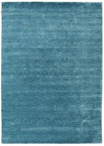  160X230 Loribaf Loom Fine Eta Rug - Blue Wool