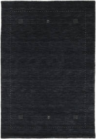 120X180 Loribaf Loom Fine Giota Matta - Svart/Grå Modern Svart/Grå (Ull, Indien)