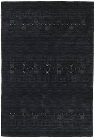 120X180 Alfombra Loribaf Loom Fine Eta - Negro/Gris Moderna Negro/Gris (Lana, India)