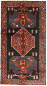 絨毯 クルド 147X270 レッド/茶色 (ウール, ペルシャ/イラン)