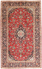 絨毯 カシャン 195X307 レッド/オレンジ (ウール, ペルシャ/イラン)