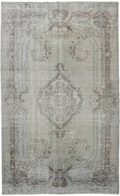  197X320 Colored Vintage Teppich Grau/Gelb Türkei Carpetvista