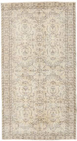 絨毯 カラード ヴィンテージ 113X206 ベージュ/ライトグレー (ウール, トルコ)