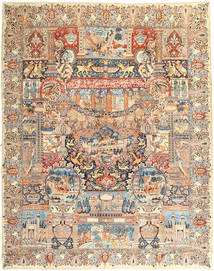  Orientalischer Kashmar Teppich 300X370 Großer Wolle, Persien/Iran Carpetvista