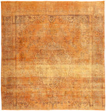  Persischer Colored Vintage Teppich 285X290 Quadratisch Orange/Beige Großer (Wolle, Persien/Iran)