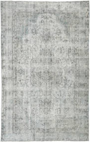 Colored Vintage Rug 165X265 Grey/Light Grey Wool, Turkey Carpetvista