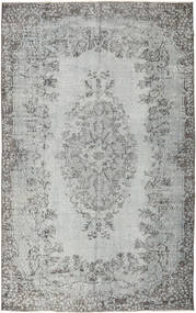 Colored Vintage Rug 167X267 Grey/Light Grey Wool, Turkey Carpetvista