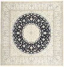 295X301 絨毯 オリエンタル ナイン 9La Sherkat Farsh 正方形 ベージュ/グレー 大きな (ウール, ペルシャ/イラン) Carpetvista