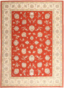 絨毯 ペルシャ タブリーズ 50 Raj シルク製 296X403 ベージュ/レッド 大きな ( ペルシャ/イラン)