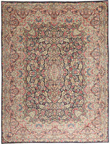  290X387 Kerman Vloerkleed Bruin/Beige Perzië/Iran Carpetvista