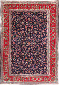  Persisk Keshan Fine Tæppe 244X354 Rød/Mørkelilla Carpetvista