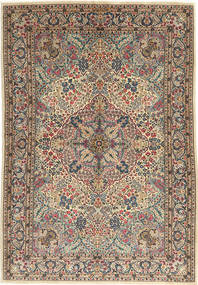  Kashan Fine 170X245 Perzsa Gyapjúszőnyeg Bézs/Barna