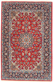  イスファハン 絹の縦糸 絨毯 110X175 ペルシャ ウール 小