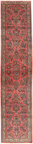  Sarough Fine 85X400 Persischer Wollteppich Rot/Braun Klein Carpetvista