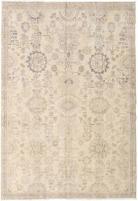 186X270 Colored Vintage Teppich Moderner Beige/Hellgrau (Wolle, Türkei) Carpetvista