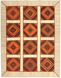 191X245 Kelim Patchwork Teppich Moderner Beige/Braun (Wolle, Persien/Iran)