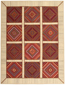 Kelim Patchwork Teppich 194X254 Wolle, Persien/Iran