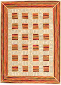 Kelim Patchwork Teppich 143X196 Wolle, Persien/Iran