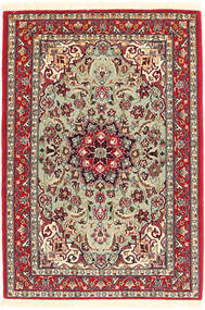  71X104 Klein Isfahan Seidenkette Teppich Wolle