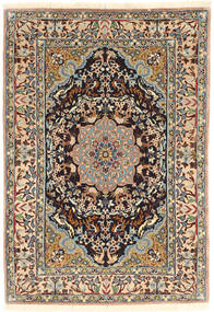 72X106 Isfahan Seidenkette Teppich Orientalischer ( Persien/Iran)